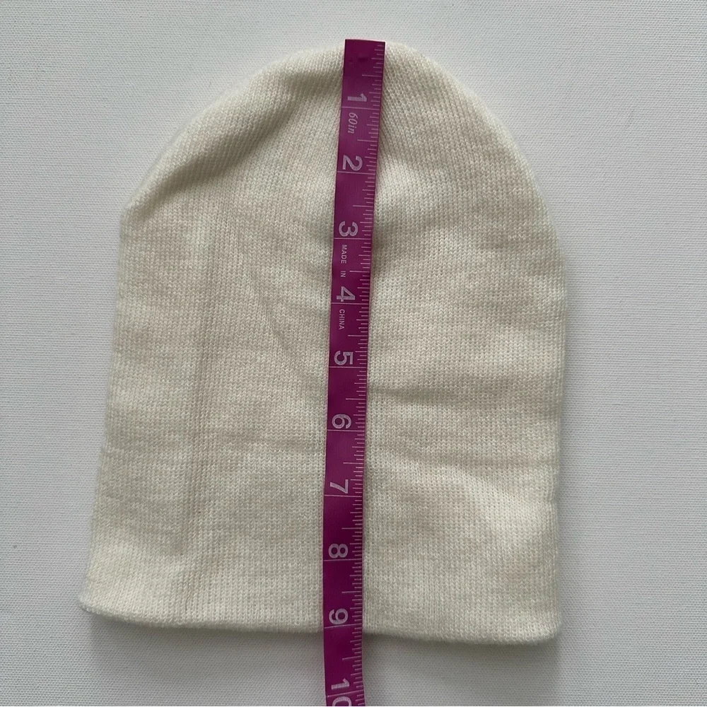 Cream Winter Hat ONE SIZE
